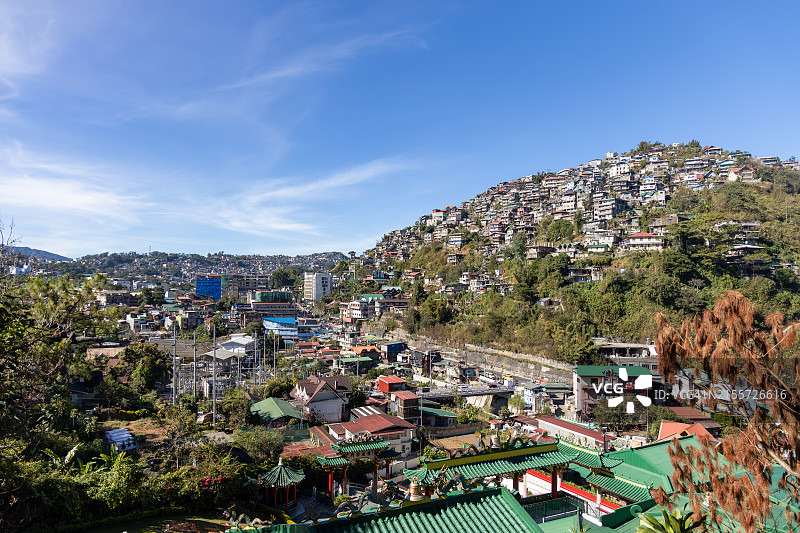 菲律宾碧瑶市钟 चर्च中国道观寺庙图片素材
