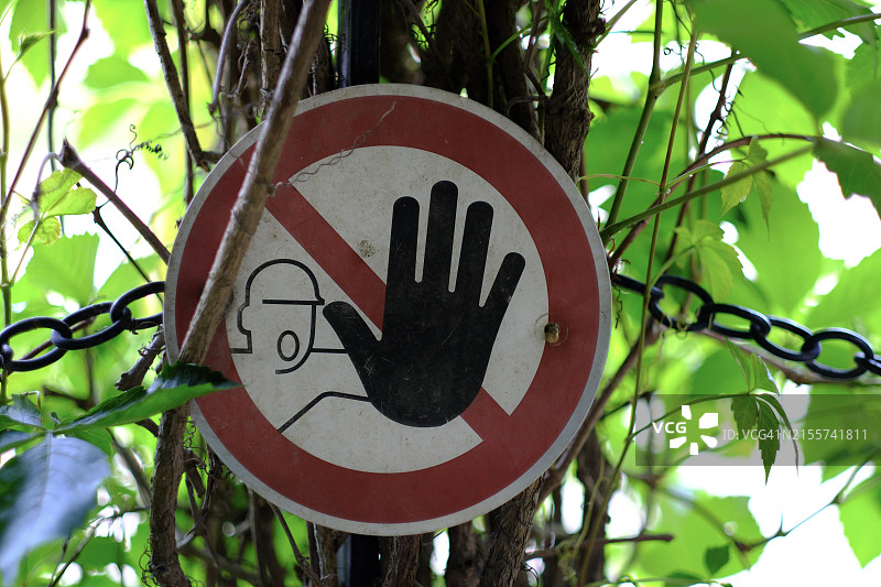 禁止标志路牌图片素材