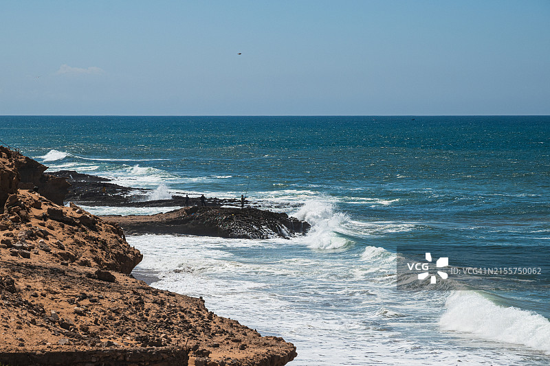 摩洛哥海洋的地平线图片素材