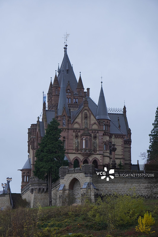 德国柯尼希斯温特龙堡别墅立面图片素材