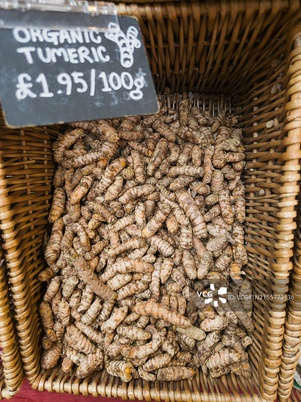 有机姜黄图片素材