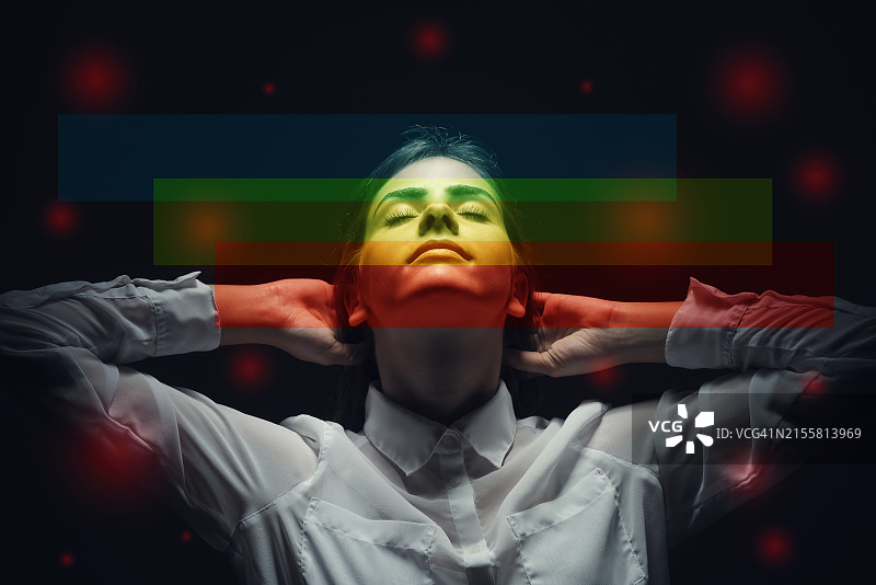 元宇宙与人工智能概念图片素材