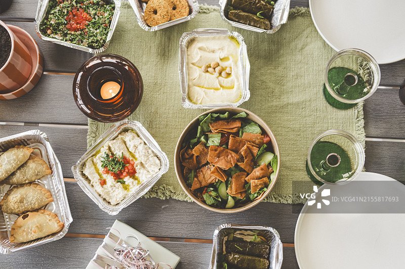 黎巴嫩美食外卖食品图片素材