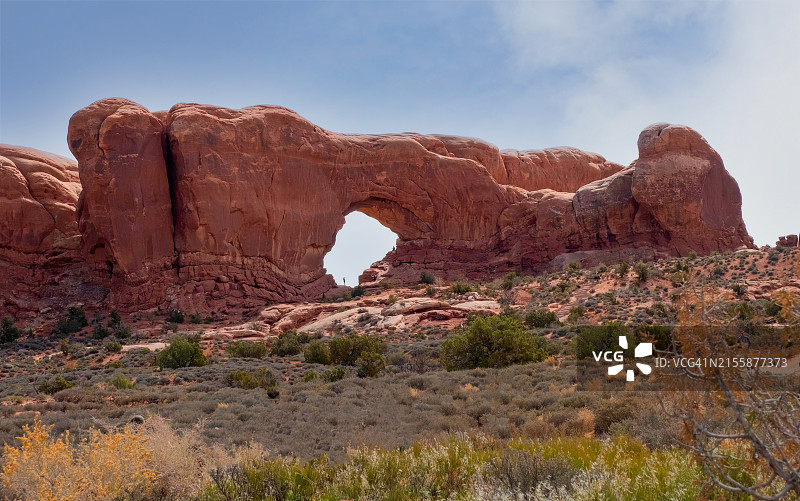 北窗拱门图片素材