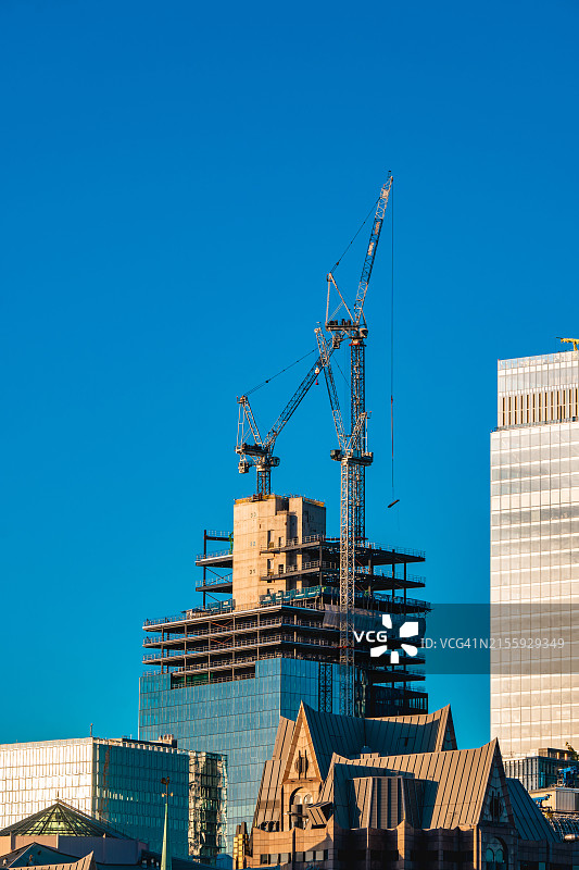 伦敦市中心的发展图片素材