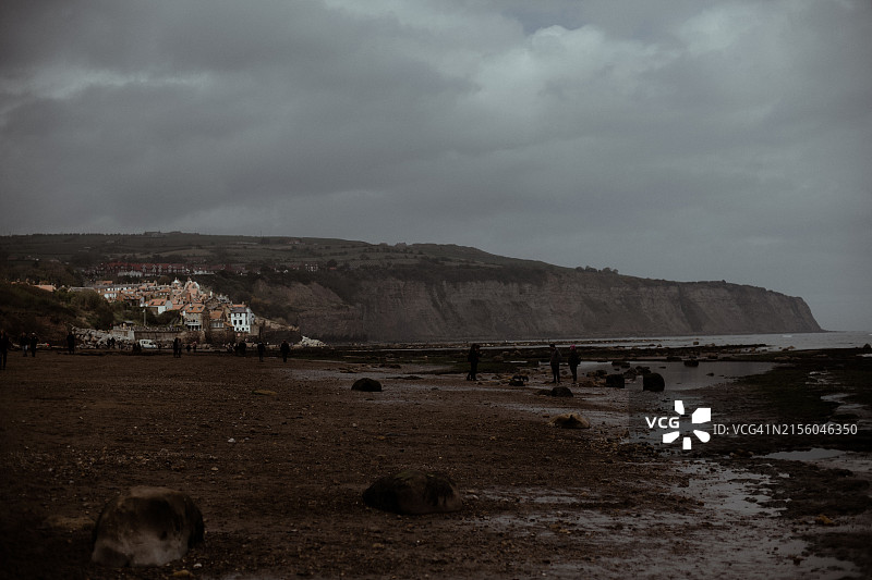 英国约克郡罗宾汉湾图片素材