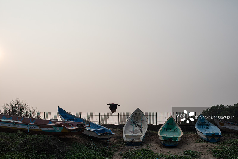 印度马哈巴利普兰海边风光图片素材