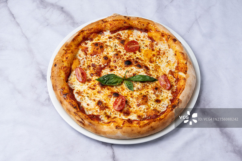 玛格丽特披萨图片素材