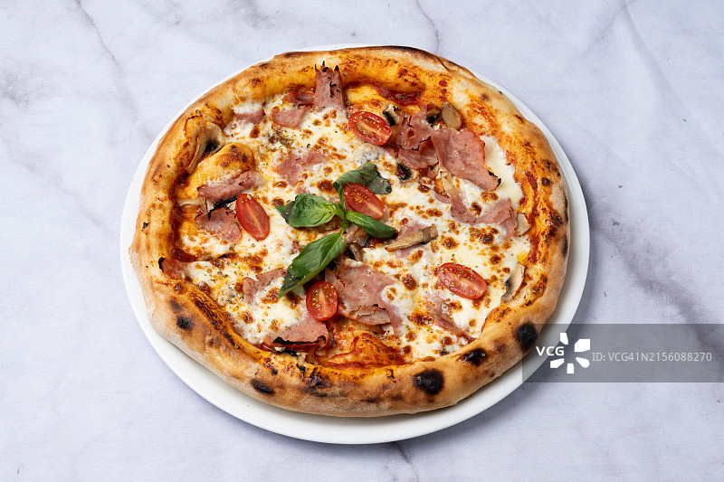 意大利玛格丽特披萨图片素材