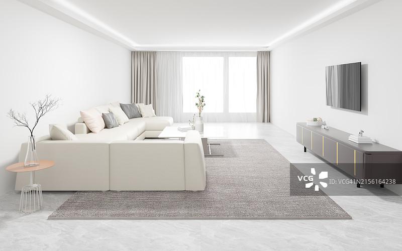 3D渲染：室内背景图片素材