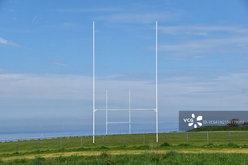 橄榄球球门柱图片素材