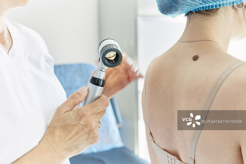皮肤科检查照片图片素材