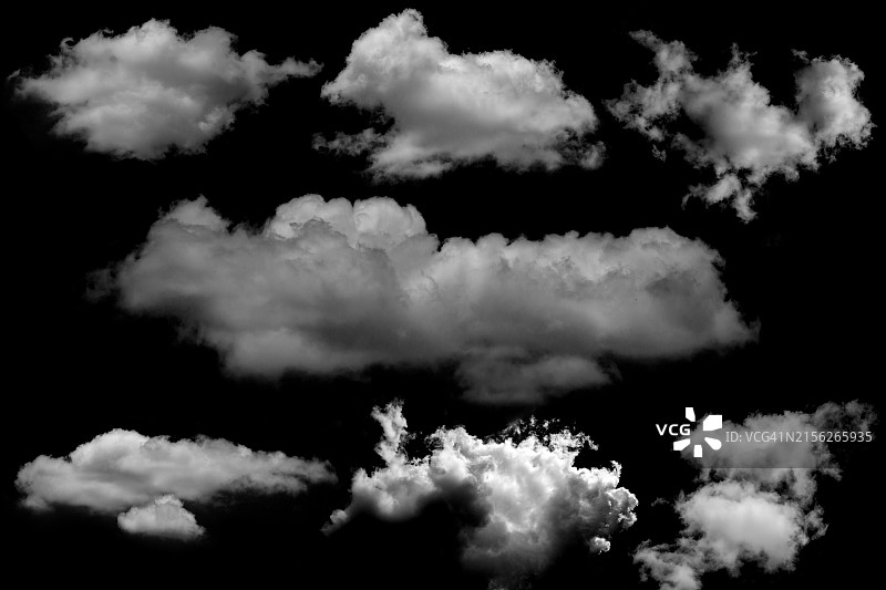 用于设计的白色云朵或烟雾图片素材