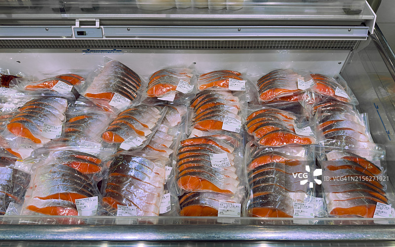 宫城县产盐渍银鲑鱼片图片素材