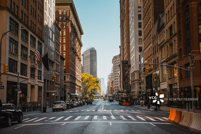 人行横道 - 纽约街景 - 美国 - 库存照片图片素材