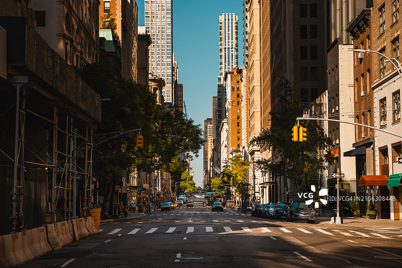 人行横道 - 纽约街景 - 美国 - 库存照片图片素材