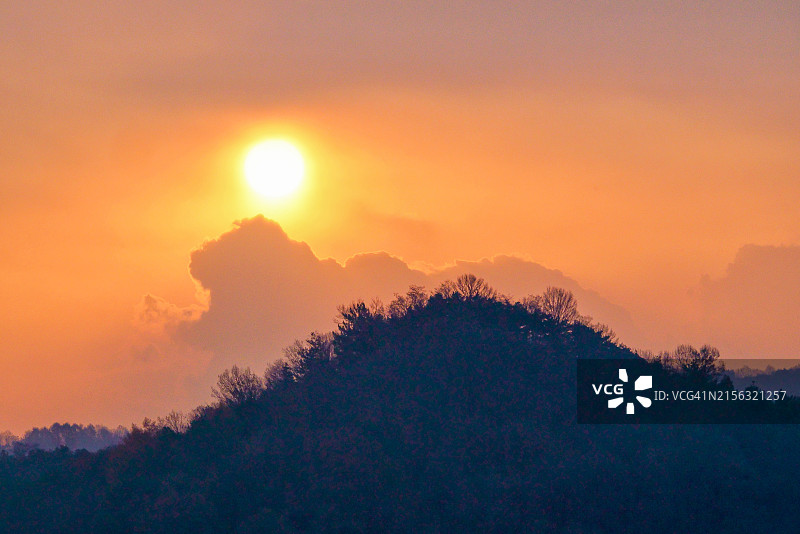 忠清北道清州市文义面大清湖图片素材