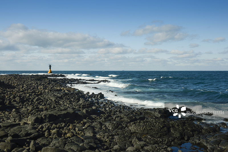 济州岛济州市灯塔图片素材