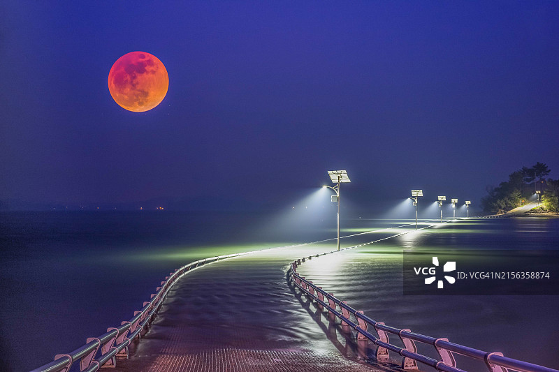 瑞山郡柳头桥图片素材