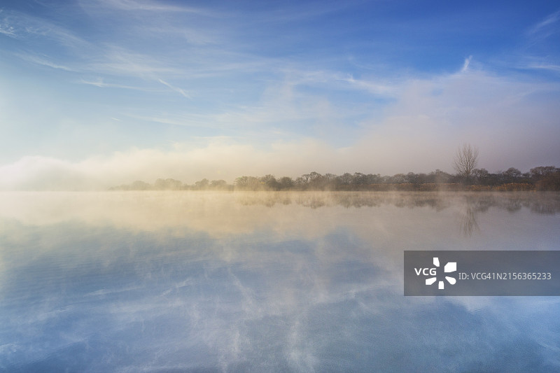 韩国忠清南道扶余郡的锦江风光图片素材