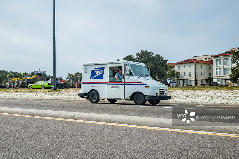 1994年美国邮政Grumman LLV邮车图片素材