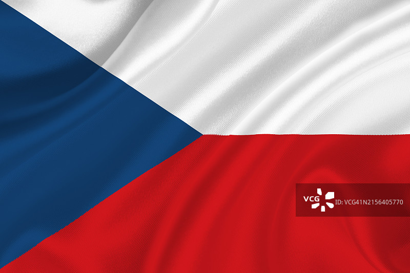 捷克共和国国旗图片素材
