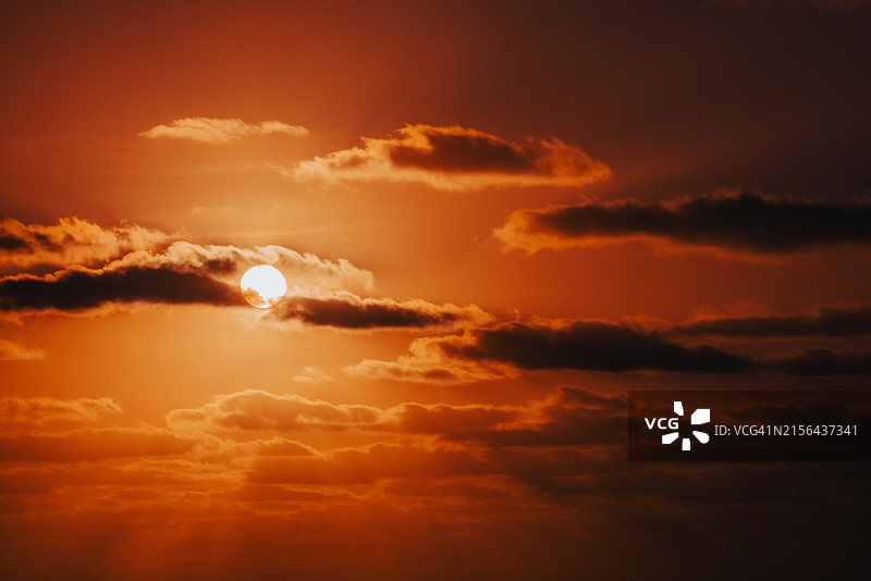 澳大利亚西澳大利亚州布鲁姆旱季末的日落图片素材