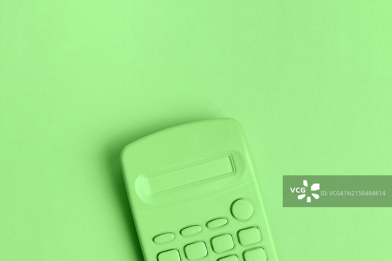 绿色计算器绿色背景图片素材