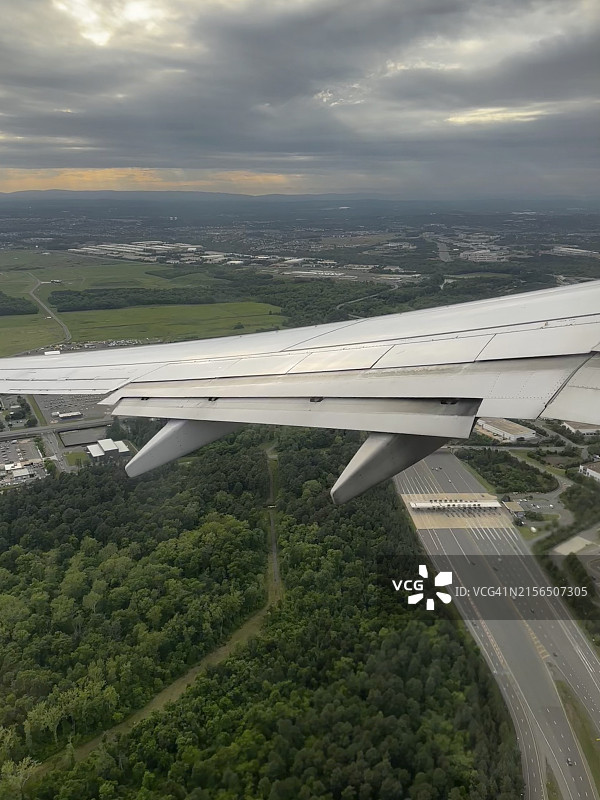 离开杜勒斯机场图片素材