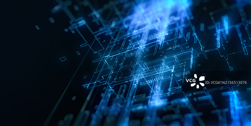 数字3D赛博空间图片素材