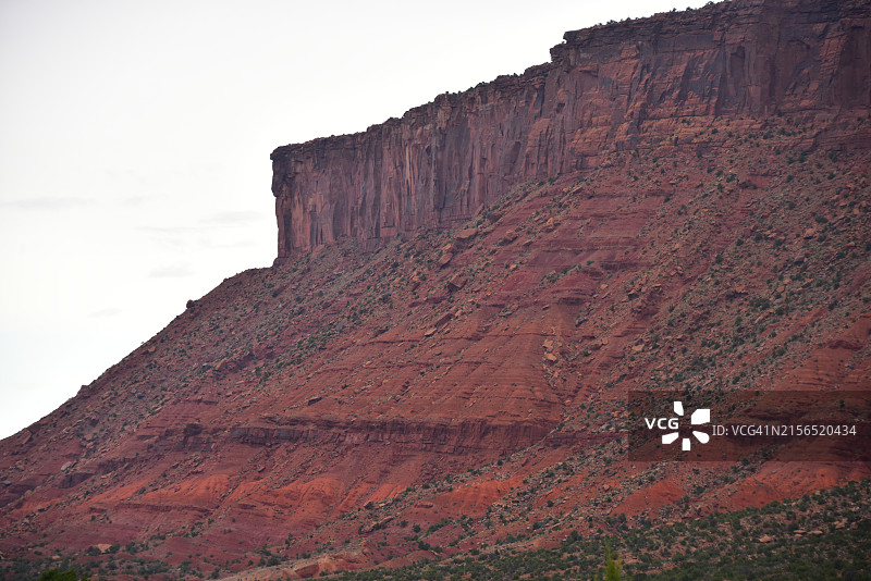 犹他州拉萨尔岩石山脉美景，美国图片素材