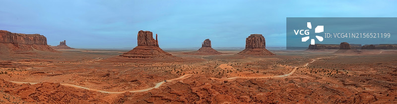 纪念碑谷全景图片素材