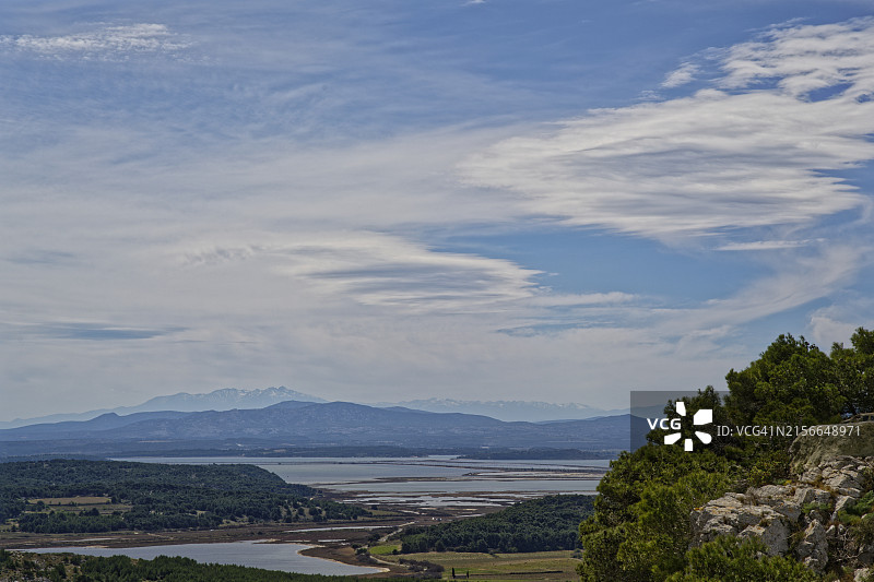 卡尼古山多云天空图片素材