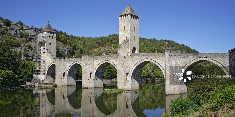卡奥尔的瓦朗特雷桥图片素材