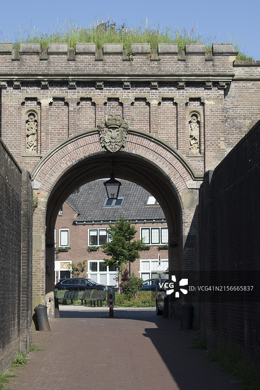 纳尔登城墙的入口图片素材