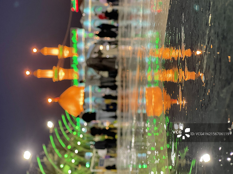 伊拉克卡尔巴拉侯赛因伊玛目圣地，2022年5月11日图片素材