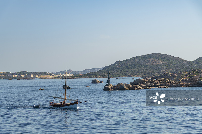 撒丁岛，拉马达莱纳群岛图片素材