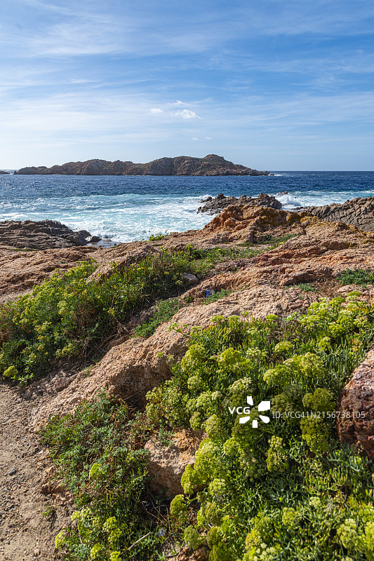 撒丁岛，拉马达莱纳群岛图片素材