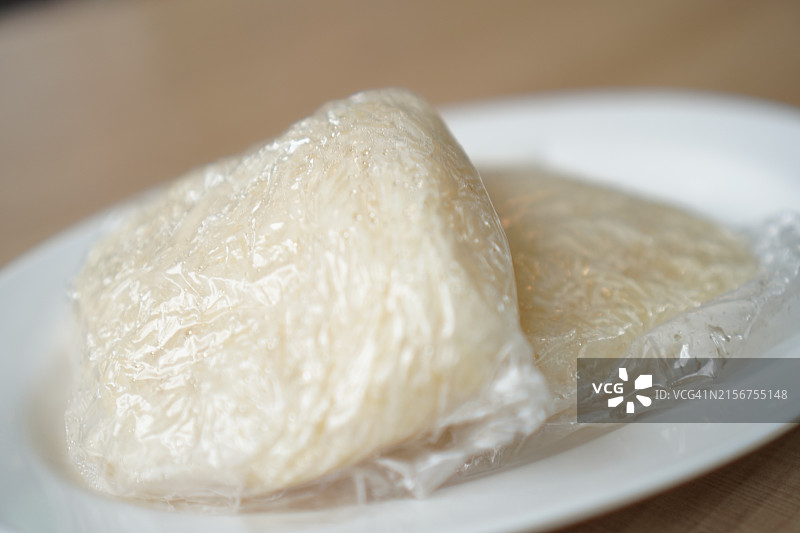 塑料袋装糯米图片素材