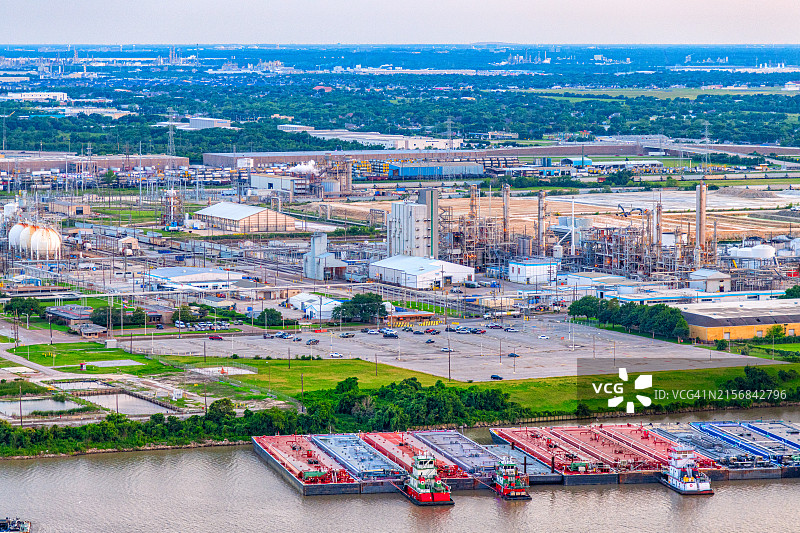 化工厂航拍图片素材