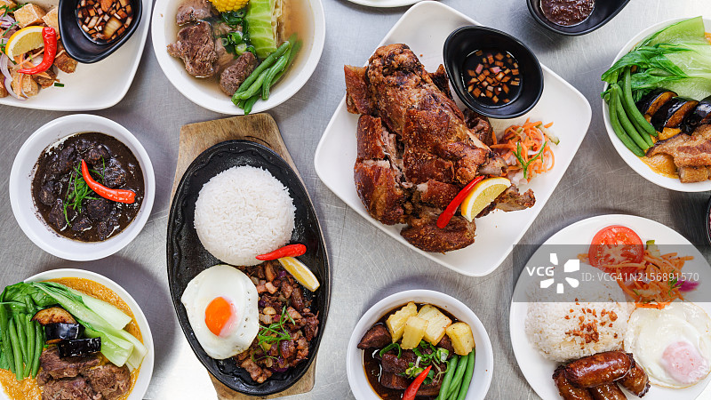 菲律宾美食桌面图图片素材