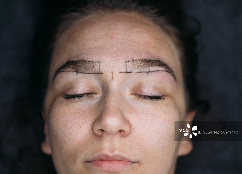 眉毛微刀术准备图片素材