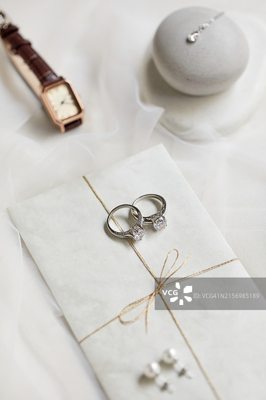 结婚戒指、情侣戒指、配饰、结婚请柬图片素材