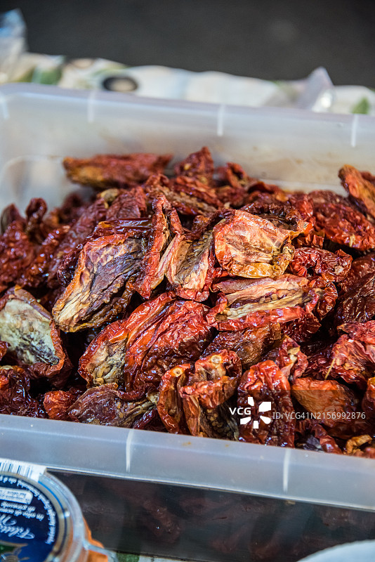 晒干的西红柿图片素材