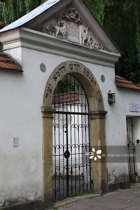 犹太教堂入口大门图片素材