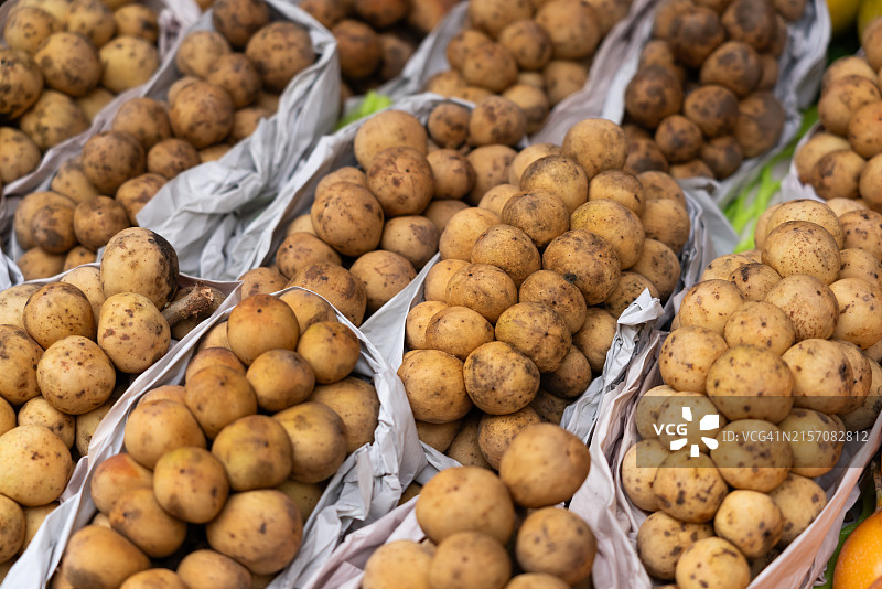 市场上的热带水果图片素材
