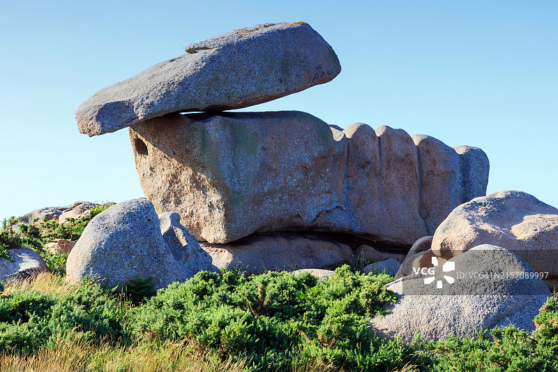 兔子形状的石头图片素材