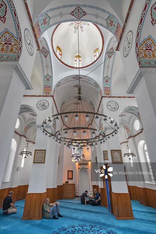 土耳其伊斯坦布尔法提赫区博德鲁姆清真寺（米瑞拉永教堂）图片素材