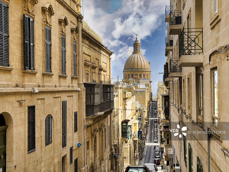 马耳他瓦莱塔街景图片素材