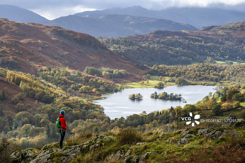 湖区莱德尔湖风光图片素材